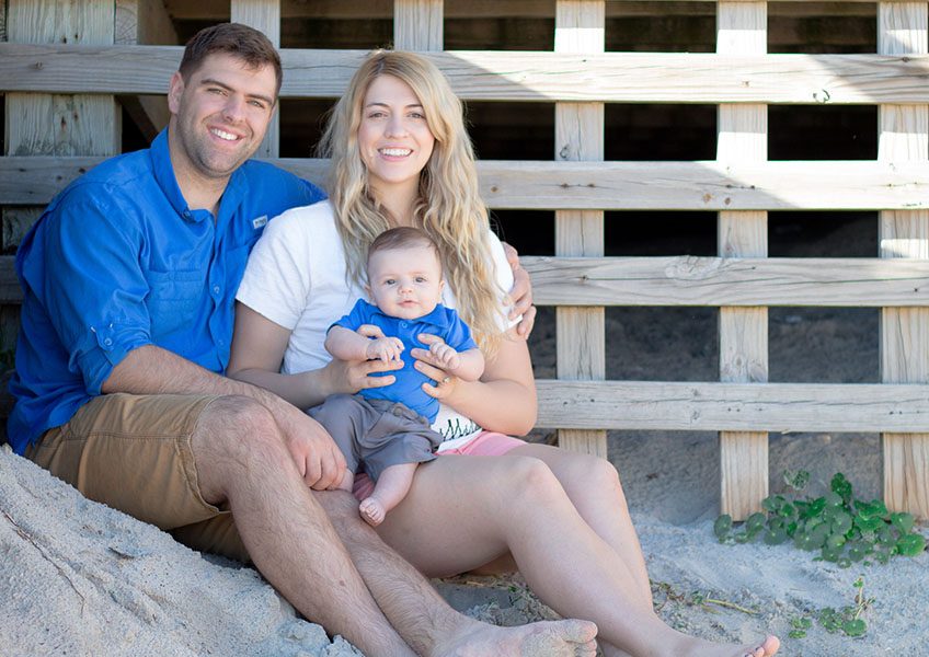 Lynn Pierce Photography Family Portrait Beach Topsail Beach